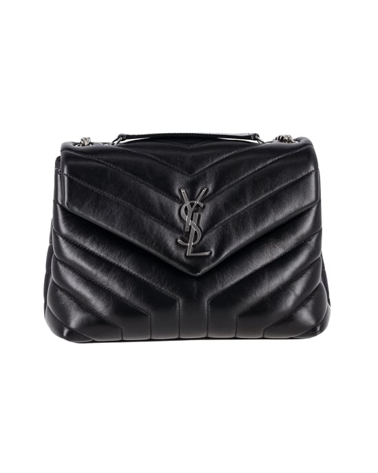 Saint Laurent Kleine Loulou Schoudertas in Zwart Leer - Image 1