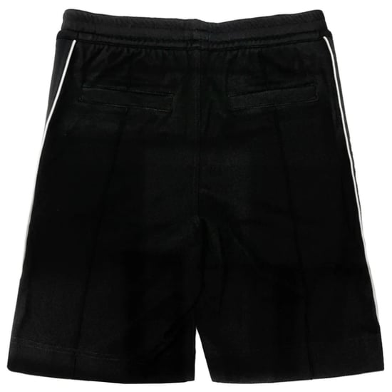 Givenchy Classic Fit Branded Side Logo Black Shorts