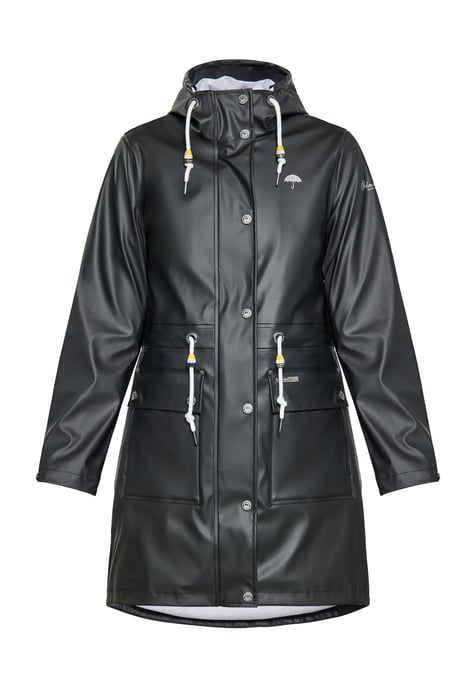 Schmuddelwedda Mackintosh Dames zwart - Image 1