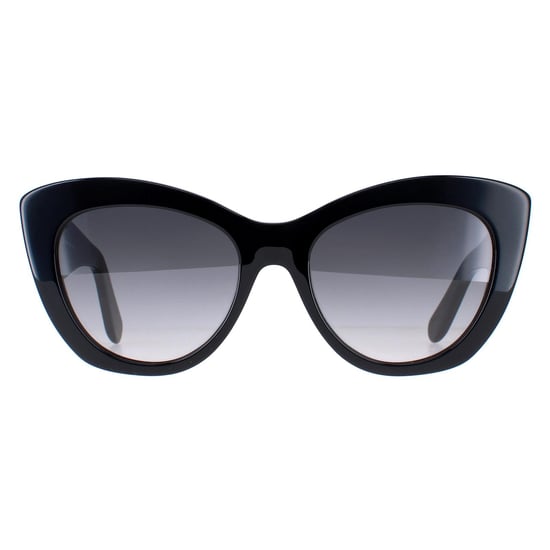 Salvatore Ferragamo Cat Eye Womens Black Grey Gradient SF1022S