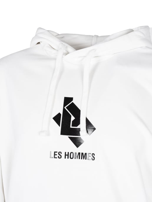 Les Hommes Sweatshirt Hoodie LH Men's White