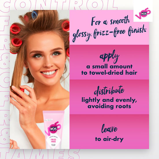 VO5 Frizz Free Air Dry Cream Controls Frizz, Revives and Tames 125ml, 4 Pack