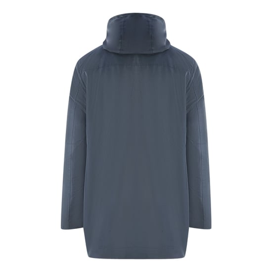 Lyle & Scott Hooded Parka Navy Blue Jacket - Image 2