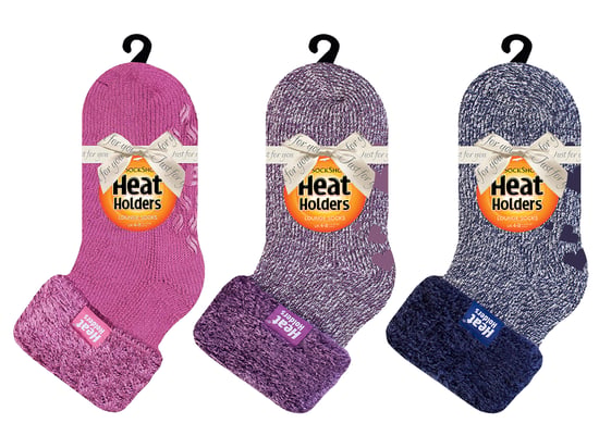 Heat Holders - Set van 3 gevoerde antislipsokken voor dames - Pack 2 - Image 2