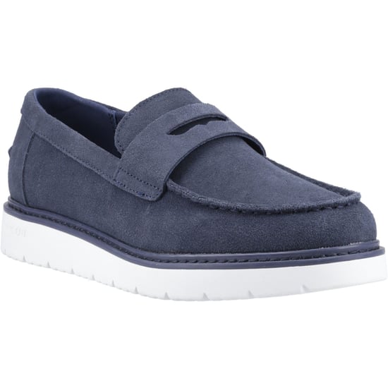 TOMS Navi TRVL LITE Havana Leer Heren Navy Loafers - Image 1