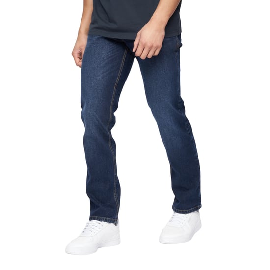 Crosshatch Heren Chas Straight Jeans (Donkere wasbeurt) - Image 3