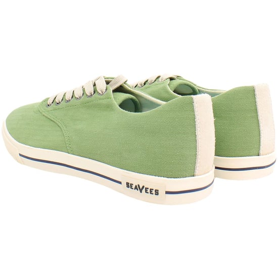 Seavees Hermosa Surfwash Heren Groene Plimsolls - Image 3