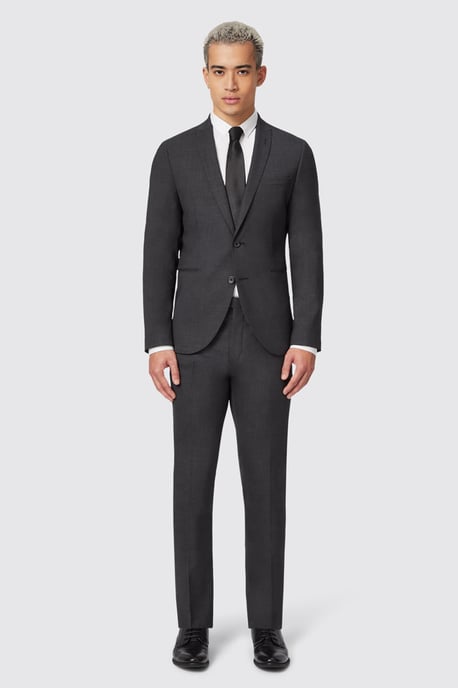 Priory Skinny Fit Suit Charcoal Trouser