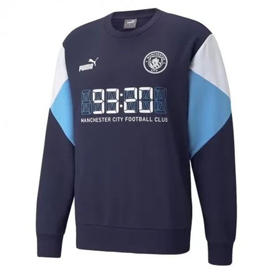 Puma Manchester City Football Club Long Sleeve Crew Neck Mens Sweaters 764522 03
