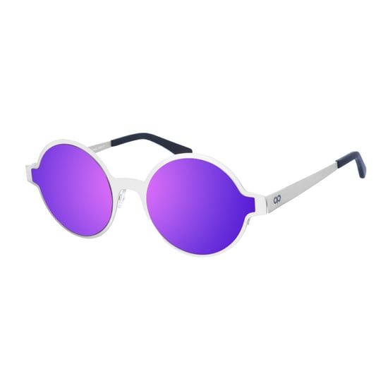 Unisex MARGARETTE Round Shape Metal Sunglasses