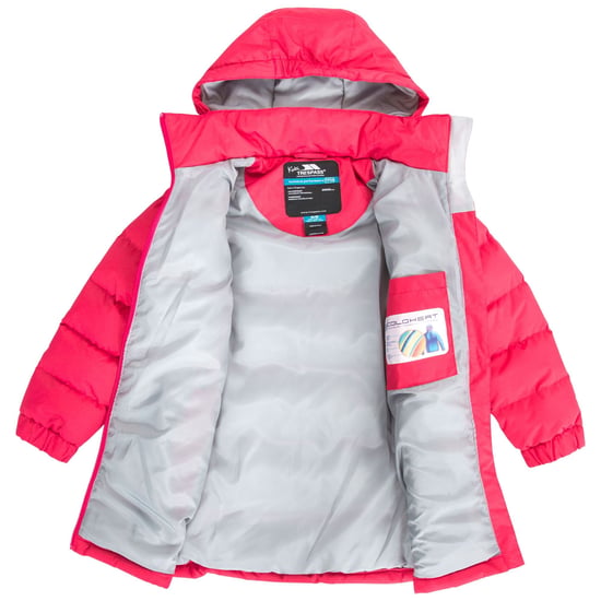 Trespass Girls Tiffy Padded Coat (Deep Pink)