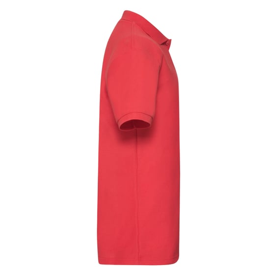 Fruit of the Loom Heren Polycotton Pique Zwaar Poloshirt (Rood) - Image 3