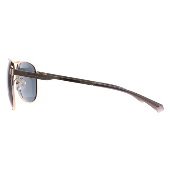 Polaroid Aviator Mens Gold Blue Mirror Polarized PLD 2160/G/S/X