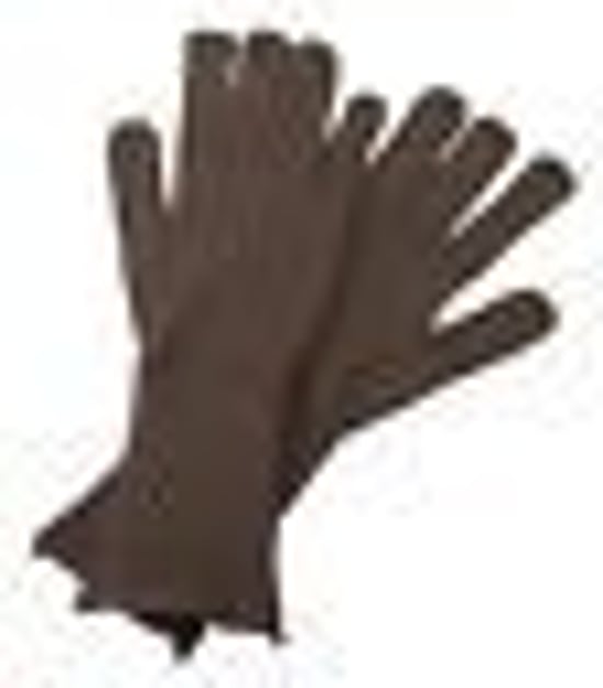 Grijze kasjmier gebreide winterhandschoenen - Image 2
