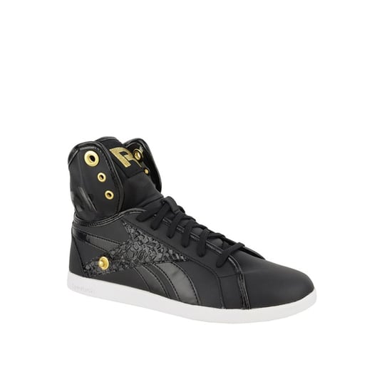 Reebok Top Down Snaps Womens Black Trainers