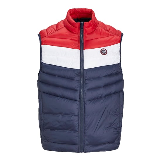 Jack & Jones Mens Sleeveless Gilet – Zipper Closure and High Neck