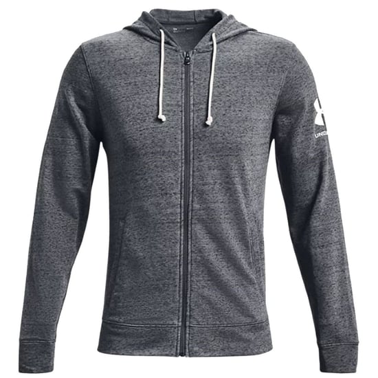 Under Armour Rival Terry Mens Grey Track Jacket