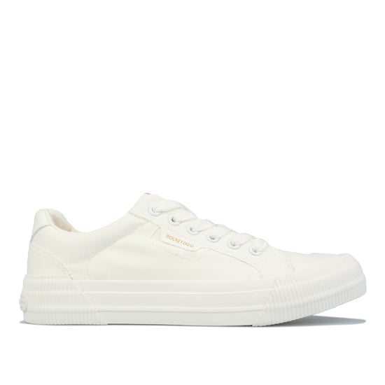 Women's Rocket Dog Cheery Canvas Pumps White UK 4in White
