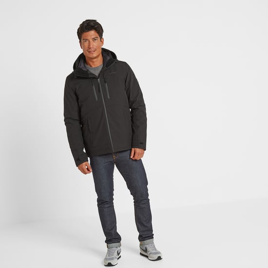 Denton Mens Waterproof 3-in-1 Jacket Black - Image 3