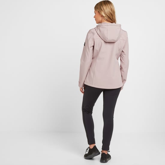 Keld Womens Softshell Hoodie Dusky Pink