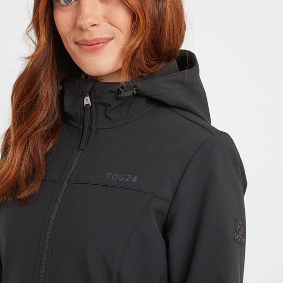 Keld Womens Softshell Long Jacket Black