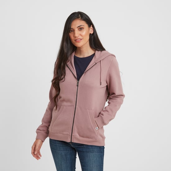 Mia Womens Hoodie Faded Pink