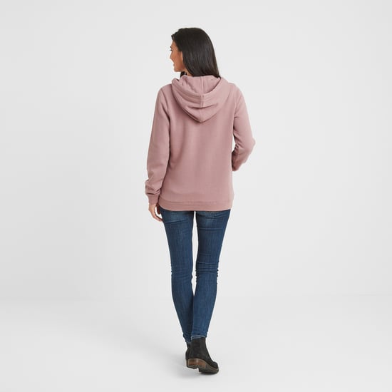Mia Womens Hoodie Faded Pink