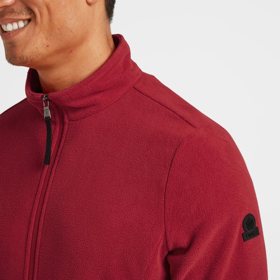 Shire Mens Fleece Jacket Chilli Red