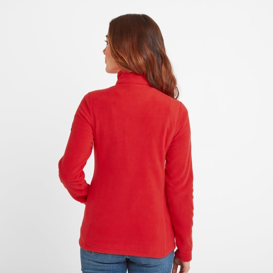 Shire Womens Fleece Jacket Dark Coral