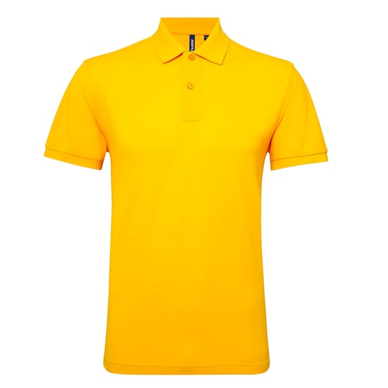 Asquith & Fox Mens Short Sleeve Performance Blend Polo Shirt (Sunflower)