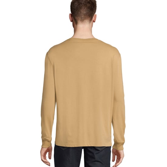 SOLS Unisex volwassen Pioneer T-shirt met lange mouwen (Donker Beige) - Image 2