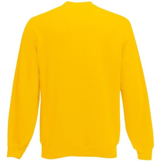 Fruit Of The Loom Heren Set-In Belcoro® garen Sweatshirt (Zonnebloem Geel) - Image 2
