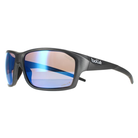 Bolle Wrap Unisex Matte Titanium Volt+ Offshore Polarized Fenix Sunglasses
