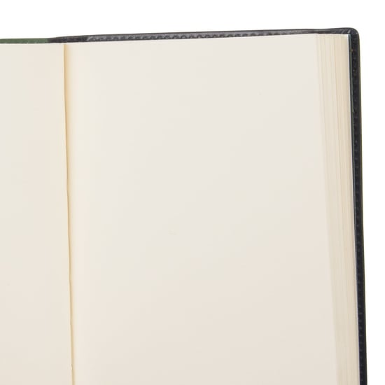 Leather cover notebook with rubber closure HM010086 man