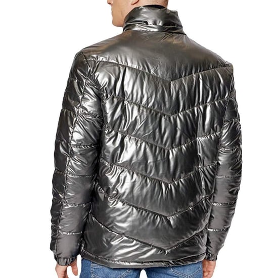 Doudoune Guess Heren Klassiek Zilver - Image 4