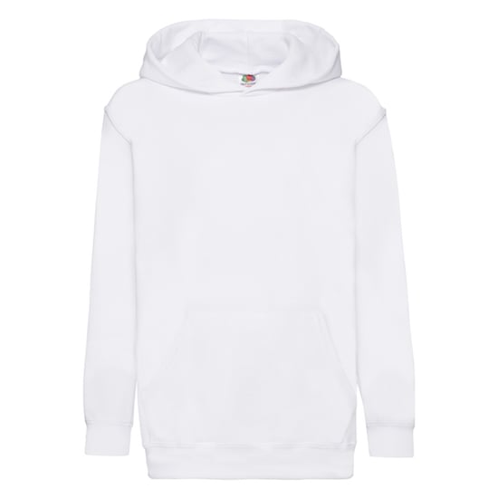Fruit of the Loom Kinder/Kids Klassieke Effen Hoodie (Wit) - Image 1