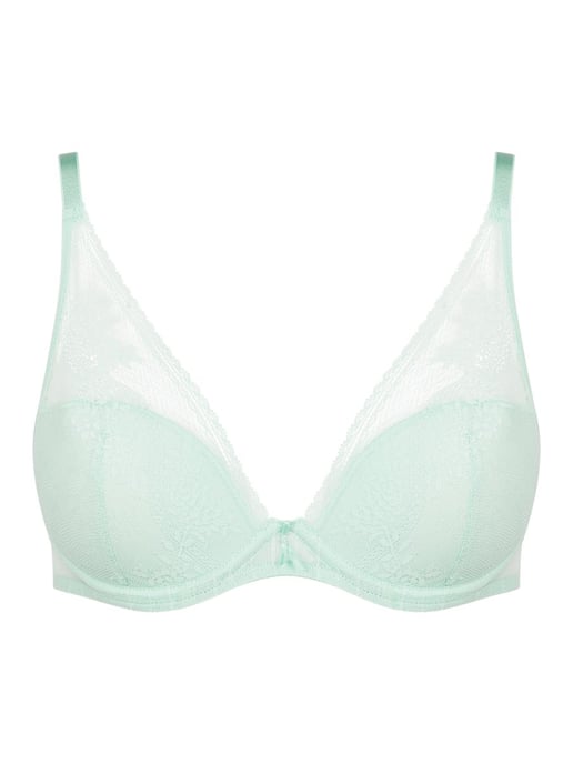 Maddie Plunge T-Shirt Bra - Nile Green