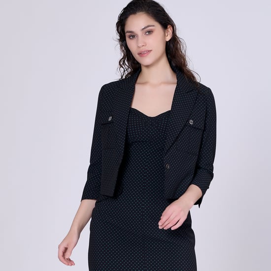 Safari zakken crop jack met stippenprint - Image 1