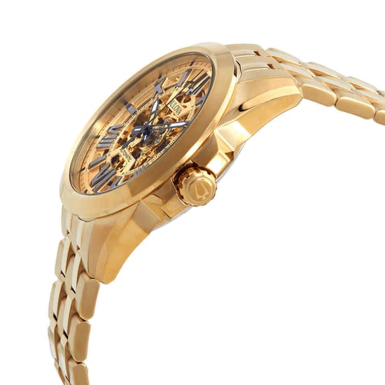Bulova Sutton Automatische Heren Gouden Horloge 97A162 - Image 3