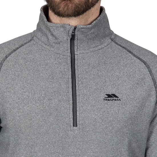 Trespass Mens Keynote Fleece Top (Black)