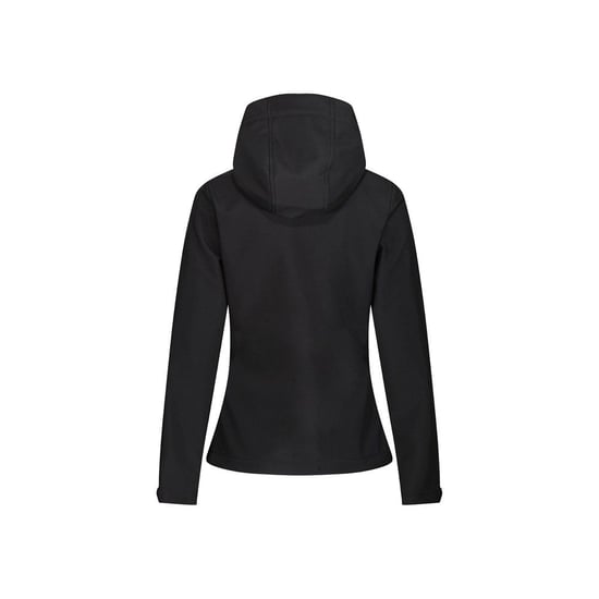 Regatta Womens/Ladies Venturer Hooded Soft Shell Jacket (Black/Classic Red)