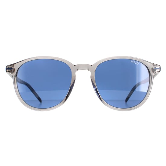 Hugo van Hugo Boss Round Mens Gray Blue Avio HG 1169/S - Image 1