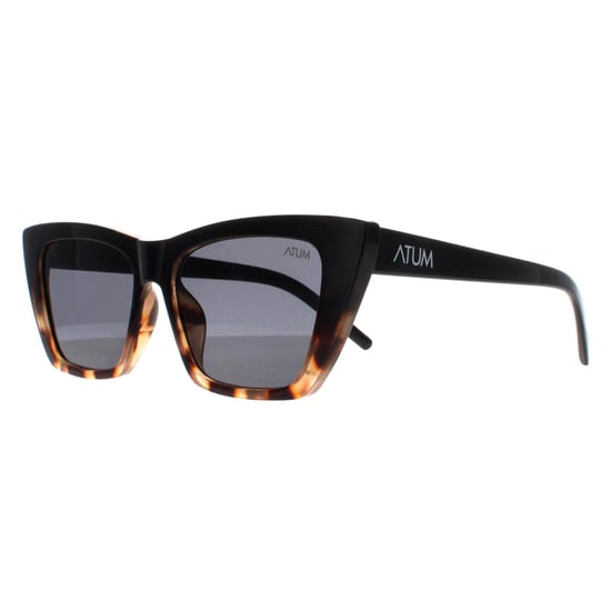 Atum Cat Eye Womens Shiny Gradient Demi Smoke Grey Arid