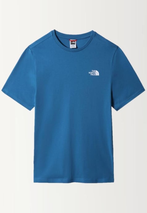 The North Face Heren SS Simple Dome T Shirt Bomber Blauw - Image 5