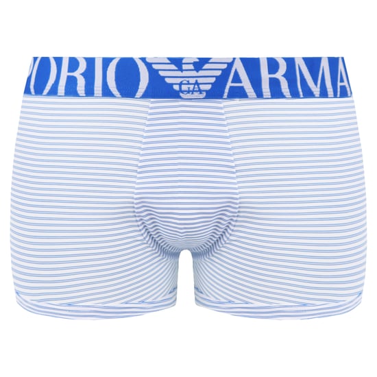 Emporio Armani Comfort Microfiber Heren Blauw/Wit Boxershort - Image 1