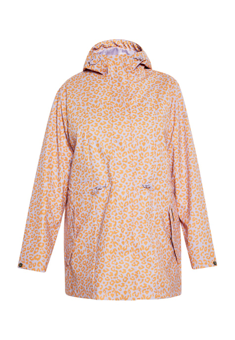 Schmuddelwedda Grote maat regenjas Dames Pastel Lavendel Oranje Leeuw - Image 1