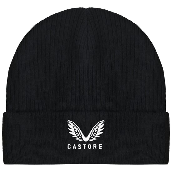 Castore Logo Stock Kids Black Beanie - Image 1