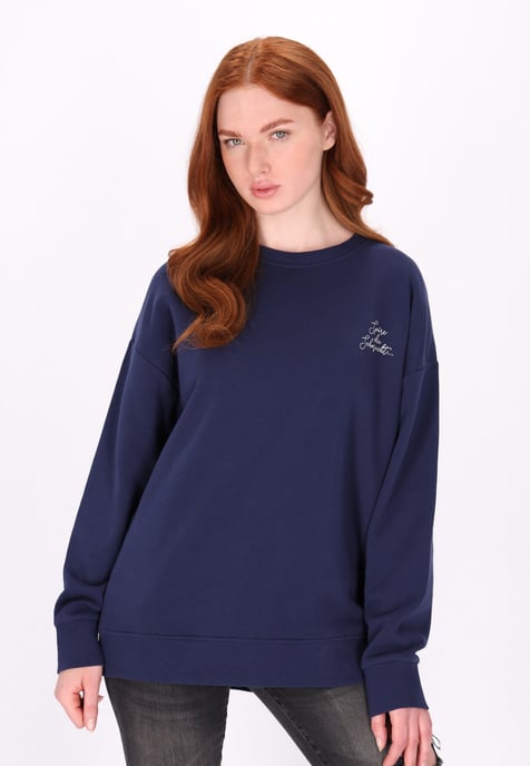 Dreimaster Sweatshirt Dames marine - Image 3