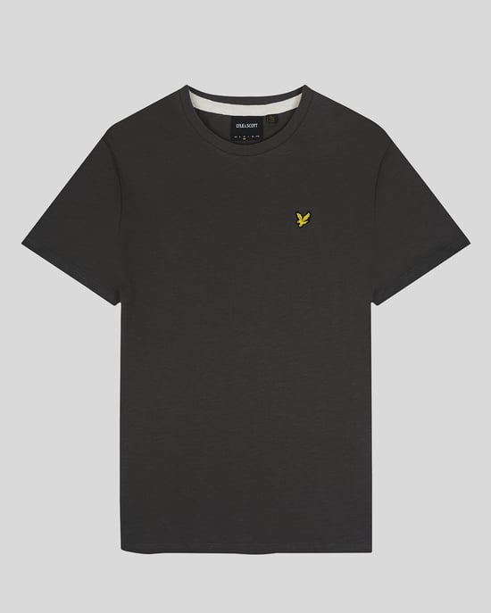 Lyle & Scott Slub effen gunmetal grijs T-shirt - Image 5