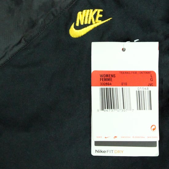 Nike Dri-Fit Zip Up Hooded Women Casual Sports Black Sleeveless Hoody 332694 010